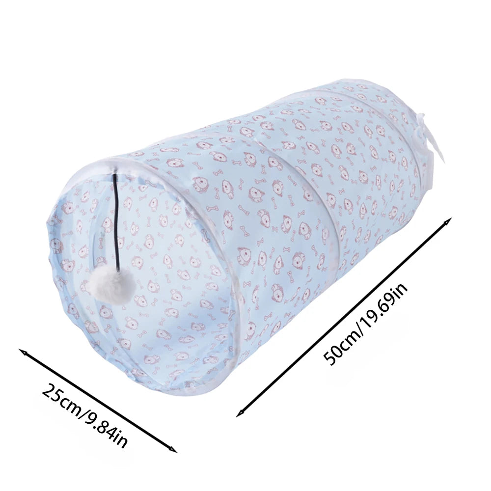 Foldable Cat Tunnel — Interactive Play Tunnel for Curious Cats
