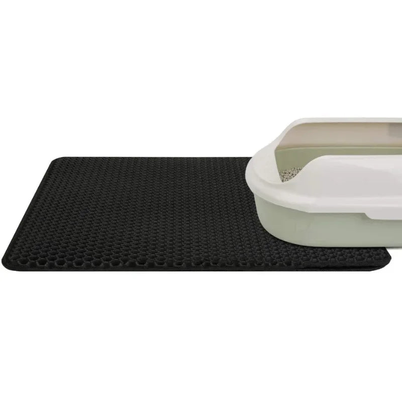 Double Layer Cat Litter Mat — Waterproof & Easy to Clean