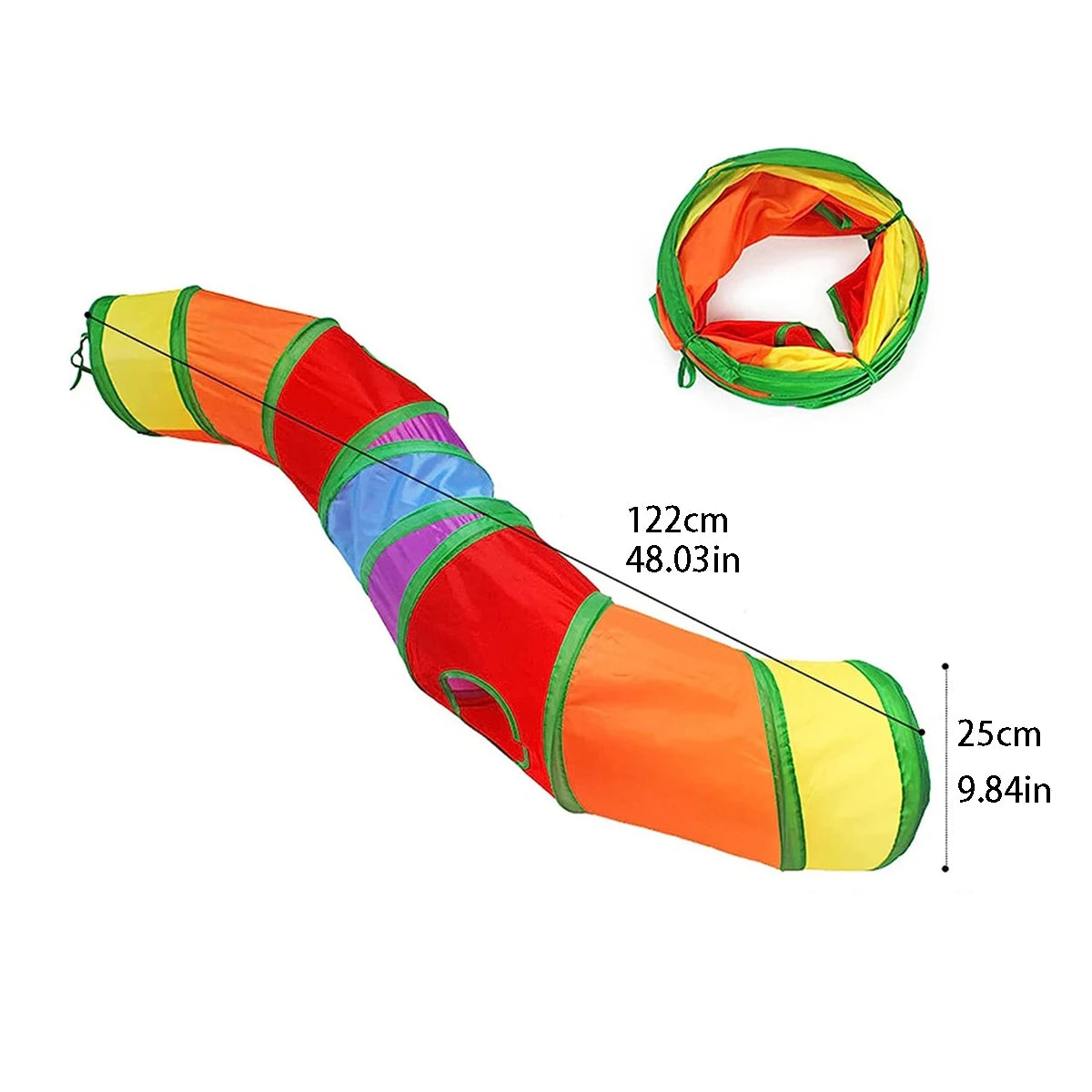 Foldable Cat Tunnel — Interactive Play Tunnel for Curious Cats