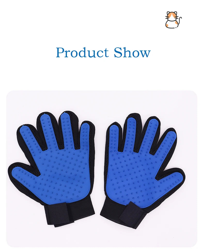 Cat Grooming Glove — Remove Pet Hair Effortlessly