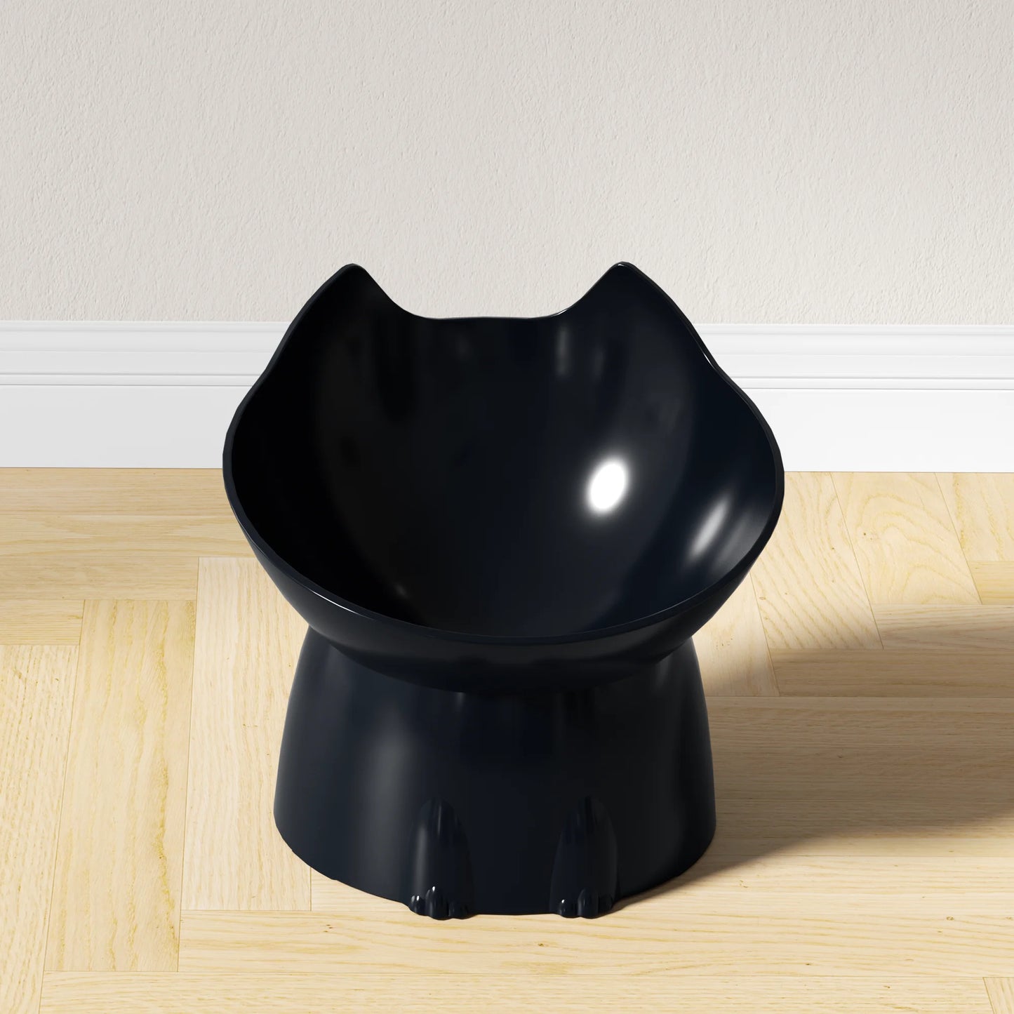 Elevated Cat Bowl — Neck Protection & Anti-Tip Design