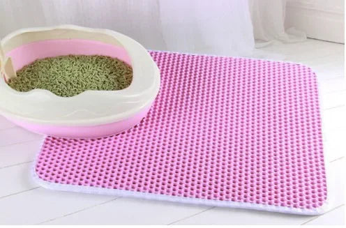 Double Layer Cat Litter Mat — Waterproof & Easy to Clean